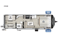Della Terra 250QB Floorplan