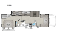 Entourage 340BH Floorplan Image