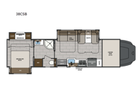 Renegade Classic 38CSB Floorplan Image