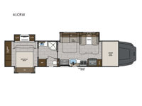 Renegade Classic 41CRW Floorplan Image