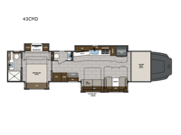 Renegade Classic 43CMD Floorplan Image