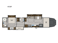 Renegade Classic 45CBF Floorplan Image