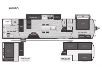 Residence 401HBDL Floorplan Image