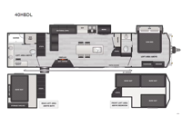 Residence 40HBDL Floorplan Image