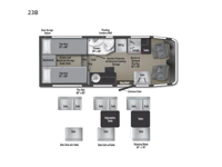 EKKO Sprinter 23B Floorplan Image