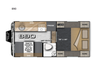 Wolf Creek 890 Floorplan Image