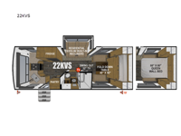 Creek Side Mountain Series 22KVS Floorplan Image