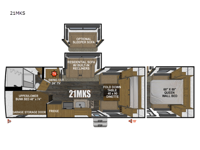 Creek Side Titanium Series 21MKS Floorplan Image