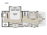 Prism Select 26RBS Floorplan Image