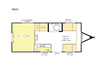 Big Buggy BB16 Floorplan Image