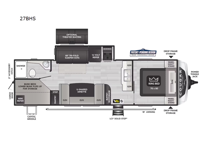 Cougar Half-Ton 27BHS Floorplan Image