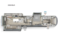 Sierra 3900HBLR Floorplan Image