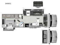 DynaQuest XL 3400KD Floorplan Image