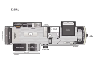 Arcadia 3260RL Floorplan Image