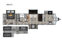 Regency 3881FKL Floorplan Image