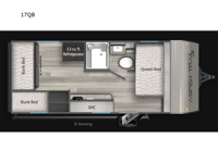 Aspen Trail Mini 17QB Floorplan Image