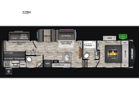 Cruiser 32BH Floorplan Image