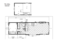 Timber Ridge TR-256L Glacier Floorplan Image