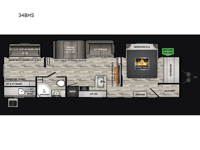 Cruiser Aire 34BHS Floorplan