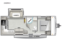 EVO Lite 2460RKX Floorplan Image