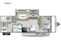 EVO Lite 2985VBX Floorplan Image