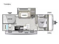 EVO Lite T2400BHL Floorplan Image