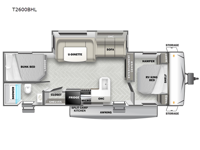 EVO Lite T2600BHL Floorplan Image