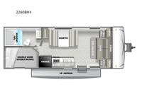 EVO Lite 2260BHX Floorplan Image
