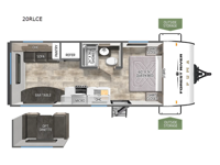 Puma Camping Edition 20RLCE Floorplan Image