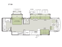Allegro RED 37 BA Floorplan Image