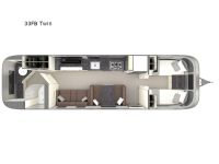 Classic 33FB TWIN Floorplan