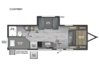 M-Series 2326MBBH Floorplan Image