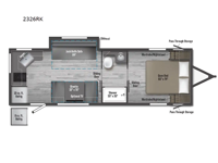M-Series 2326RK Floorplan Image