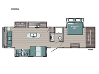 Conquest Supreme Series 303RLI Floorplan Image