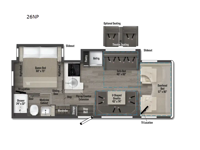 Minnie Winnie NPF Limited Edition 26NP Floorplan Image