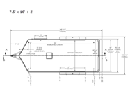 Sto 450 7.5' x 16' + 2' Floorplan Image