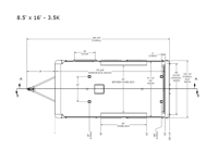 Rom 450 8.5' x 16' - 3.5K Floorplan Image
