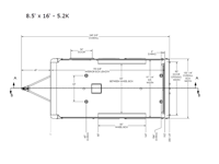 Rom 450 8.5' x 16' - 5.2K Floorplan Image