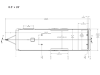 Rom 450 8.5' x 28' Floorplan Image