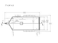 Sto 450 7' x 14' + 2' Floorplan Image