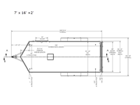 Sto 450 7' x 16' + 2' Floorplan Image