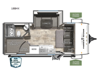 Puma Ultra Lite 18BHX Floorplan Image