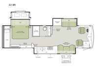 Allegro Breeze 33 BR Floorplan Image