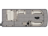 Venture 85 - 23 FT Versatile Rear Bench Floorplan Image