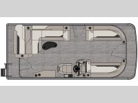Venture 85 - 21 FT Cruise Rear Bench Floorplan Image