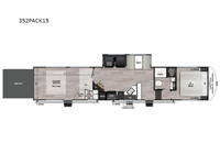 Cherokee Wolf Pack 352PACK15 Floorplan Image