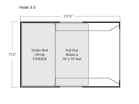 OV-X Model 5.5 Floorplan Image