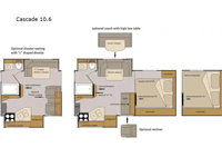 Host Campers Cascade 10.6 Floorplan Image