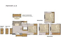 Host Campers Mammoth 11.6 Floorplan Image