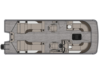 LSZ - 23 FT Quad Lounger Shift Floorplan Image